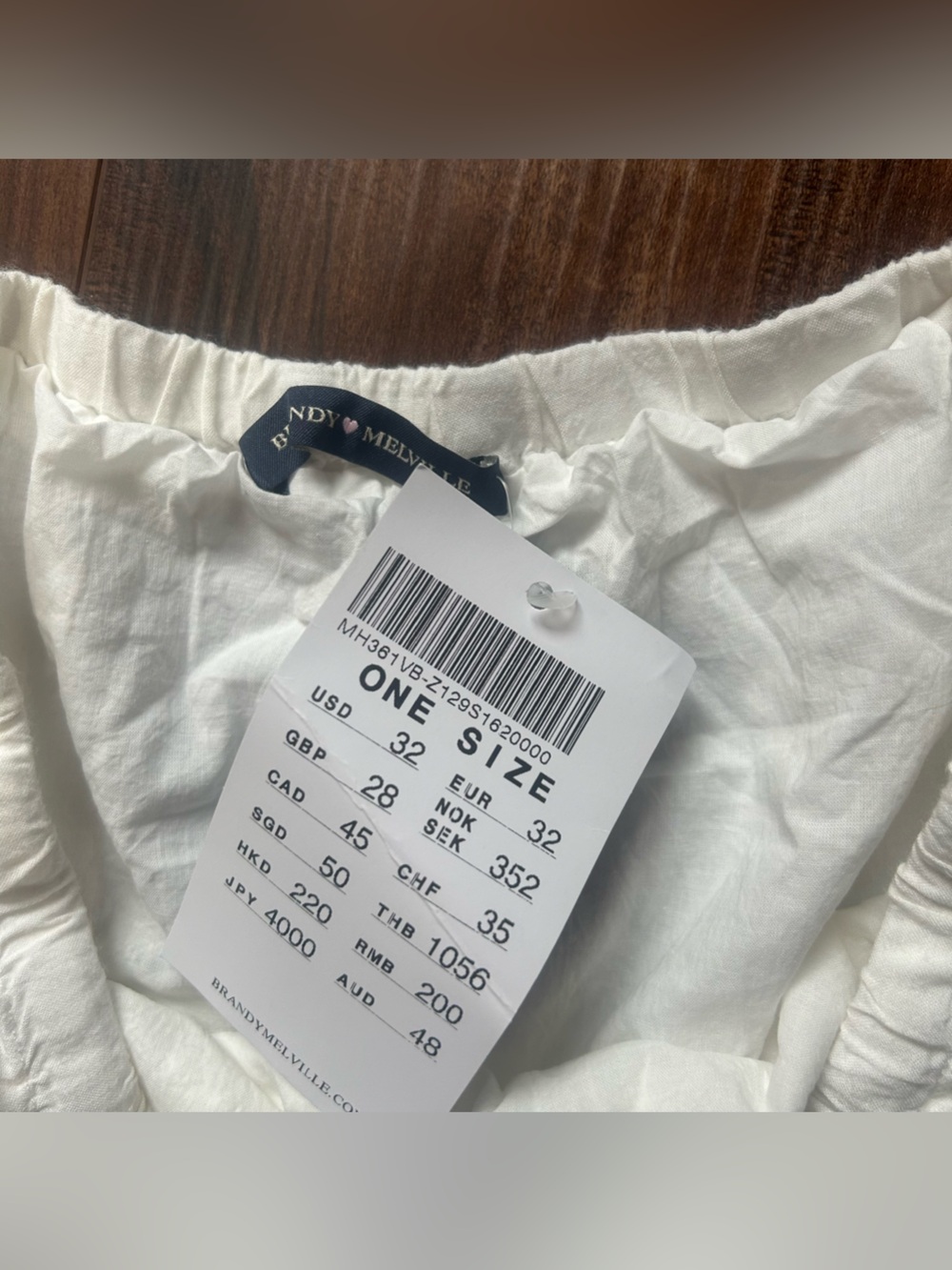Izzy White Tiered Maxi Skirt - Lightweight Summer Skirt - Brandy Melville - Picture 7 of 9